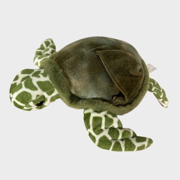 Fun Stuff Sea Turtle Plush with Pouch 12" Soft Stuffed Animal - Picture 1 of 7